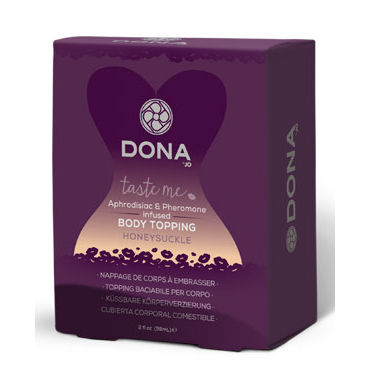 Dona Body Topping Honeysuckle, 59 мл - Карамель для тела со вкусом мёда - купить в секс шопе Dona Body Topping Honeysuckle, 59 мл - Карамель для тела со вкусом мёда - купить в секс шопе