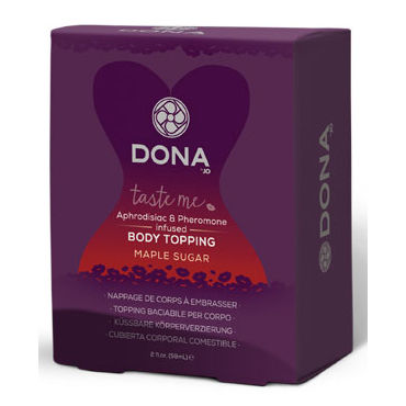 Dona Body Topping Maple Sugar, 59 мл - Карамель для тела со вкусом жженого сахара - купить в секс шопе Dona Body Topping Maple Sugar, 59 мл - Карамель для тела со вкусом жженого сахара - купить в секс шопе