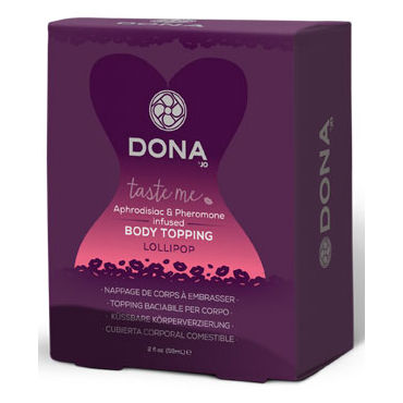 Dona Body Topping Lollipop, 59 мл - Карамель для тела со вкусом леденца - купить в секс шопе Dona Body Topping Lollipop, 59 мл - Карамель для тела со вкусом леденца - купить в секс шопе