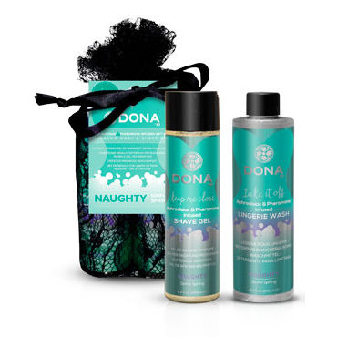 Dona Be Sexy Gift Set - Naughty, Гель для душа и кондиционер для белья с ароматом "Шалость" Dona Be Sexy Gift Set - Naughty, Гель для душа и кондиционер для белья с ароматом "Шалость"