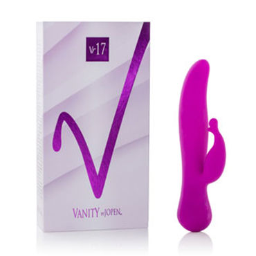 Vanity by Jopen Vr17, фиолетовый, Перезаряжаемый вибромассажер с клиторальной стимуляцией и ротацией Vanity by Jopen Vr17, фиолетовый, Перезаряжаемый вибромассажер с клиторальной стимуляцией и ротацией