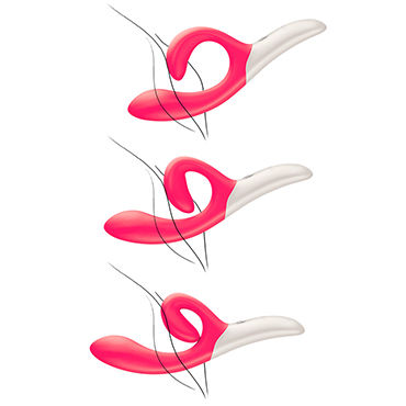 We-Vibe Nova, розовый - Перезаряжаемый вибратор с двумя моторчиками для стимуляции точки G и клитора - купить в секс шопе We-Vibe Nova, розовый - Перезаряжаемый вибратор с двумя моторчиками для стимуляции точки G и клитора - купить в секс шопе