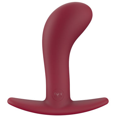 Fun Factory Bootie L, бордовая, Большая анальная втулка с ограничителем Fun Factory Bootie L, бордовая, Большая анальная втулка с ограничителем