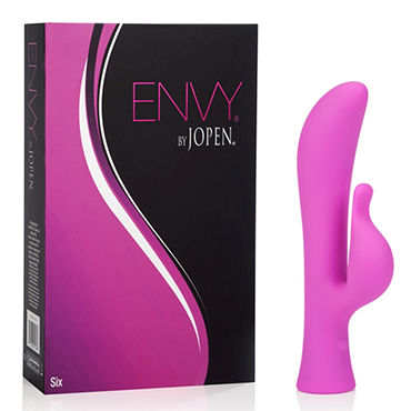Envy by Jopen - Six, Перезаряжаемый вибромассажер точки G и клитора и другие товары Jopen с фото Envy by Jopen - Six, Перезаряжаемый вибромассажер точки G и клитора и другие товары Jopen с фото
