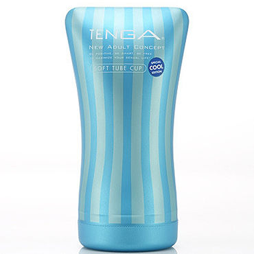 Tenga Soft Tube Cool Edition, Одноразовый мастурбатор с охлаждающим эффектом Tenga Soft Tube Cool Edition, Одноразовый мастурбатор с охлаждающим эффектом