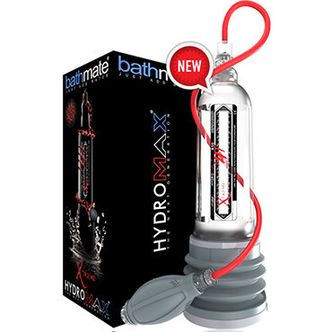 Bathmate Hydromax Xtreme X50, прозрачный, Гидропомпа для увеличения члена с полным комплектом аксессуаров (размер XL) Bathmate Hydromax Xtreme X50, прозрачный, Гидропомпа для увеличения члена с полным комплектом аксессуаров (размер XL)