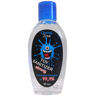 CrystalZone Toy Sanitizer Strong, 50 мл , Антибактериальный гель для игрушек CrystalZone Toy Sanitizer Strong, 50 мл , Антибактериальный гель для игрушек