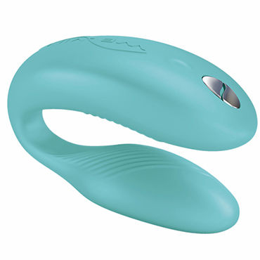 We-Vibe Sync, голубой, Вибратор для пар, подстраивающийся под анатомические особенности тела We-Vibe Sync, голубой, Вибратор для пар, подстраивающийся под анатомические особенности тела