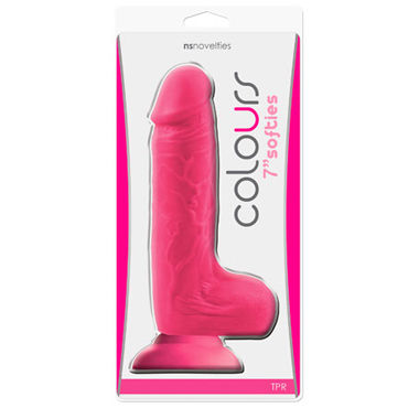 NS Novelties Colours Softies Dildo Pink, 20,3 см - фото, отзывы NS Novelties Colours Softies Dildo Pink, 20,3 см - фото, отзывы