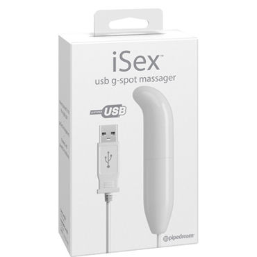 Pipedream iSex USB G-Spot Massager, Вибромассажер точки G Pipedream iSex USB G-Spot Massager, Вибромассажер точки G