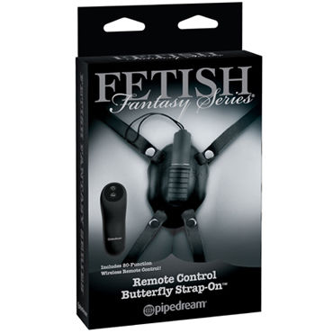 Pipedream Remote Control Butterfly Strap On, Стимулятор клитора Pipedream Remote Control Butterfly Strap On, Стимулятор клитора