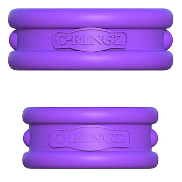 Pipedream Max Width Silicone Rings, фиолетовый - Набор эрекцонных колец - купить в секс шопе Pipedream Max Width Silicone Rings, фиолетовый - Набор эрекцонных колец - купить в секс шопе