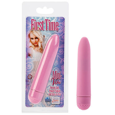 California Exotic First Time Mini Vibe, розовый, Вибромассажер-мини California Exotic First Time Mini Vibe, розовый, Вибромассажер-мини