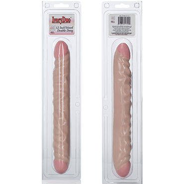 California Exotic Ivory Duo Double Dong - Фалоимитатор двусторонний - купить в секс шопе California Exotic Ivory Duo Double Dong - Фалоимитатор двусторонний - купить в секс шопе