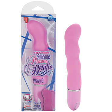 California Exotic Silicone Pleasure Bendie Wavy G, Вибромассажер многофункциональный California Exotic Silicone Pleasure Bendie Wavy G, Вибромассажер многофункциональный