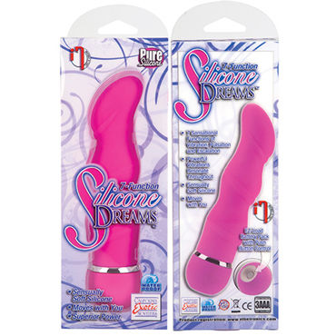 California Exotic 7-Function Silicone Dreams - Вибромассажер рельефный - купить в секс шопе California Exotic 7-Function Silicone Dreams - Вибромассажер рельефный - купить в секс шопе