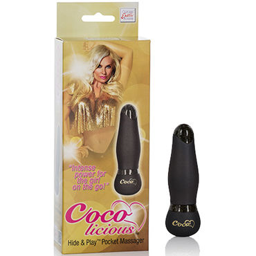 California Exotic Coco Licious Hide & Play Pocket Massager, Вибропуля California Exotic Coco Licious Hide & Play Pocket Massager, Вибропуля