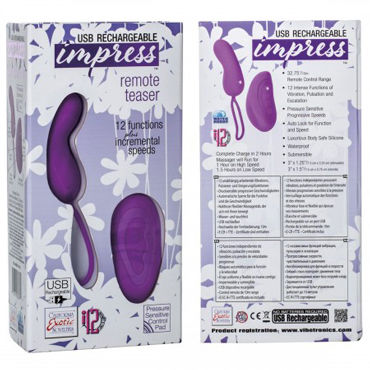 California Exotic Impress Remote Teaser - Вибромассажер перезаряжаемый - купить в секс шопе California Exotic Impress Remote Teaser - Вибромассажер перезаряжаемый - купить в секс шопе