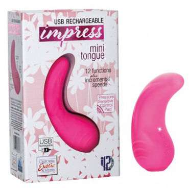 California Exotic Impress Mini Tongue, Вибромассажер перезаряжаемый California Exotic Impress Mini Tongue, Вибромассажер перезаряжаемый