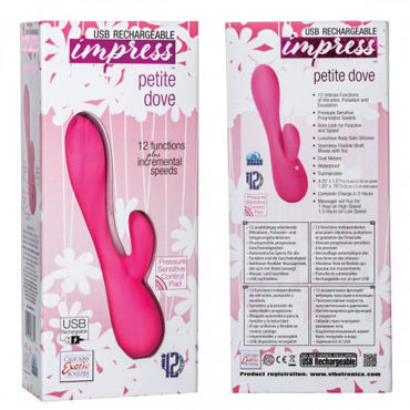 California Exotic Impress Petite Dove, розовый - Вибромассажер перезаряжаемый - купить в секс шопе California Exotic Impress Petite Dove, розовый - Вибромассажер перезаряжаемый - купить в секс шопе
