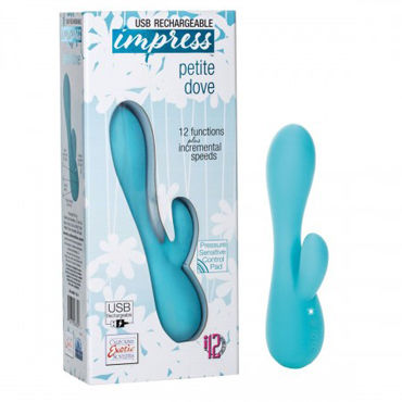 California Exotic Impress Petite Dove, бирюзовый, Вибромассажер перезаряжаемый California Exotic Impress Petite Dove, бирюзовый, Вибромассажер перезаряжаемый