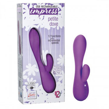 California Exotic Impress Petite Dove, фиолетовый, Вибромассажер перезаряжаемый California Exotic Impress Petite Dove, фиолетовый, Вибромассажер перезаряжаемый