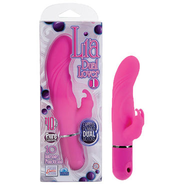 California Exotic Lia Dual Lover 1, Вибромассажер со стимуляцией клитора California Exotic Lia Dual Lover 1, Вибромассажер со стимуляцией клитора
