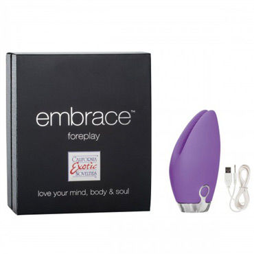 California Exotic Embrace Foreplay, фиолетовый, Вибромассажер перезаряжаемый California Exotic Embrace Foreplay, фиолетовый, Вибромассажер перезаряжаемый