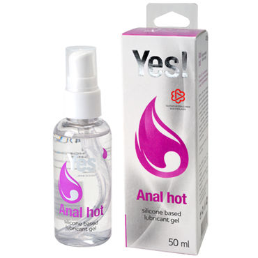Yes Anal hot, 50 мл, Согревающий анальный лубрикант на силиконовой основе Yes Anal hot, 50 мл, Согревающий анальный лубрикант на силиконовой основе