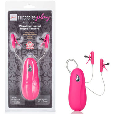 California Exotic Heated Nipple Teasers, розовые, Зажимы на соски с подогревом California Exotic Heated Nipple Teasers, розовые, Зажимы на соски с подогревом
