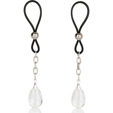 California Exotic Nipple Play Non-Piercing Nipple Jewelry Crystal, Романтичные зажимы на соски California Exotic Nipple Play Non-Piercing Nipple Jewelry Crystal, Романтичные зажимы на соски