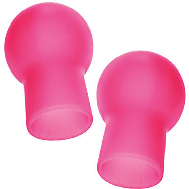 California Exotic Nipple play Silicone Advanced Nipple Suckers Pink, Насадки-присоски на соски California Exotic Nipple play Silicone Advanced Nipple Suckers Pink, Насадки-присоски на соски