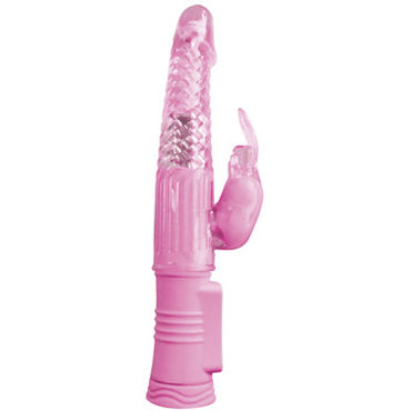 NS Novelties Deluxe Slim Rabbit, розовый, Хай - тек вибромассажер NS Novelties Deluxe Slim Rabbit, розовый, Хай - тек вибромассажер