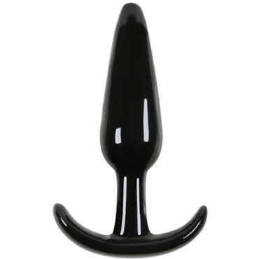 NS Novelties Jelly Rancher Smooth T-Plug, черная, Анальная пробка NS Novelties Jelly Rancher Smooth T-Plug, черная, Анальная пробка