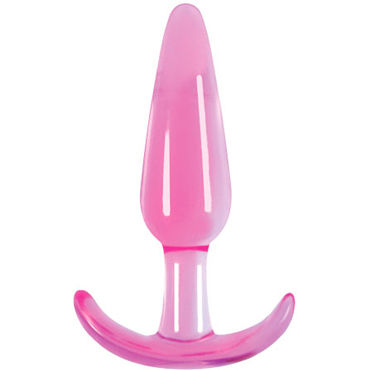 NS Novelties Jelly Rancher Smooth T-Plug, розовая, Анальная пробка NS Novelties Jelly Rancher Smooth T-Plug, розовая, Анальная пробка