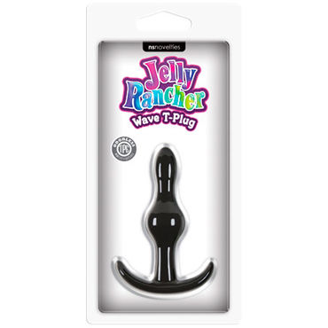 NS Novelties Jelly Rancher Wave T-Plug, черная - фото, отзывы NS Novelties Jelly Rancher Wave T-Plug, черная - фото, отзывы