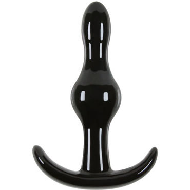 NS Novelties Jelly Rancher Wave T-Plug, черная, Анальная пробка NS Novelties Jelly Rancher Wave T-Plug, черная, Анальная пробка