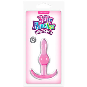 NS Novelties Jelly Rancher Wave T-Plug, розовая - фото, отзывы NS Novelties Jelly Rancher Wave T-Plug, розовая - фото, отзывы