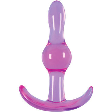 NS Novelties Jelly Rancher Wave T-Plug, фиолетовая, Анальная пробка NS Novelties Jelly Rancher Wave T-Plug, фиолетовая, Анальная пробка