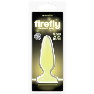 NS Novelties Firefly Pleasure Plug, желтая - фото, отзывы NS Novelties Firefly Pleasure Plug, желтая - фото, отзывы