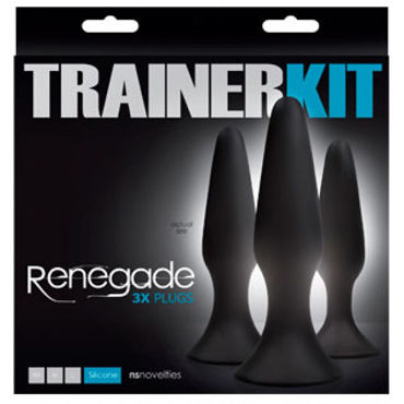 NS Novelties Renegade 3x Plugs Trainer Kit, черные - фото, отзывы NS Novelties Renegade 3x Plugs Trainer Kit, черные - фото, отзывы