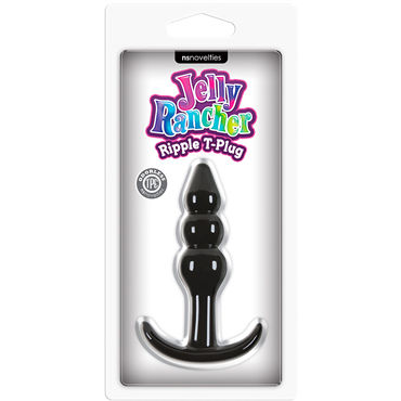 NS Novelties Jelly Rancher Ripple T-Plug, черная - фото, отзывы NS Novelties Jelly Rancher Ripple T-Plug, черная - фото, отзывы