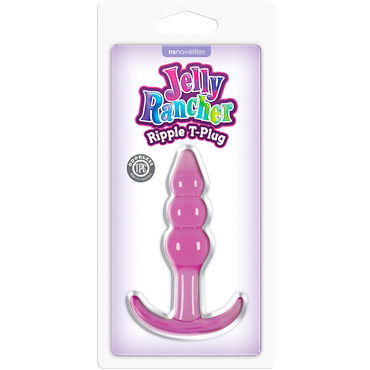 NS Novelties Jelly Rancher Ripple T-Plug, фиолетовая - фото, отзывы NS Novelties Jelly Rancher Ripple T-Plug, фиолетовая - фото, отзывы
