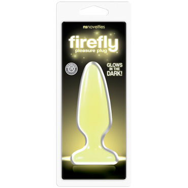 NS Novelties Firefly Pleasure Plug, желтая - фото, отзывы NS Novelties Firefly Pleasure Plug, желтая - фото, отзывы