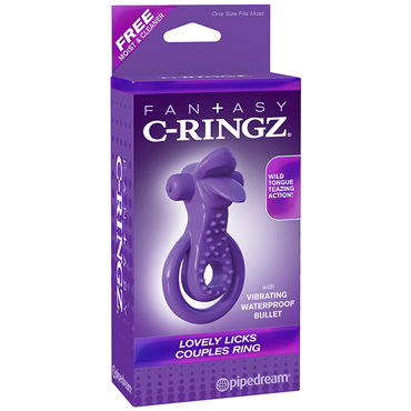Pipedream Fantasy C-Ringz Lovely Licks Couples Ring, фиолетовое - фото, отзывы Pipedream Fantasy C-Ringz Lovely Licks Couples Ring, фиолетовое - фото, отзывы