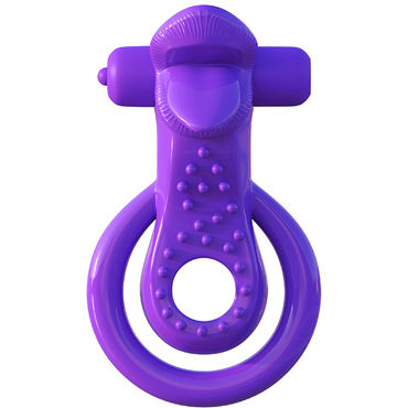 Pipedream Fantasy C-Ringz Lovely Licks Couples Ring, фиолетовое - подробные фото в секс шопе Condom-Shop Pipedream Fantasy C-Ringz Lovely Licks Couples Ring, фиолетовое - подробные фото в секс шопе Condom-Shop
