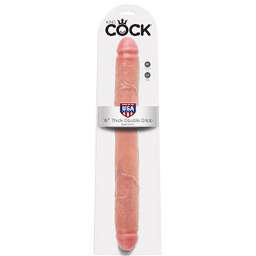 Pipedream Thick Double Dildo 41 см, телесный, Фаллоимитатор двухсторонний Pipedream Thick Double Dildo 41 см, телесный, Фаллоимитатор двухсторонний