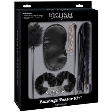 Pipedream Bondage Teaser Kit, черный, Набор для интимных удовольствий Pipedream Bondage Teaser Kit, черный, Набор для интимных удовольствий
