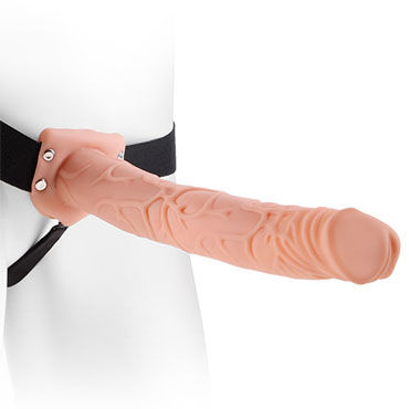 Pipedream Hollow Strap-On 28 см, телесный - фото, отзывы Pipedream Hollow Strap-On 28 см, телесный - фото, отзывы