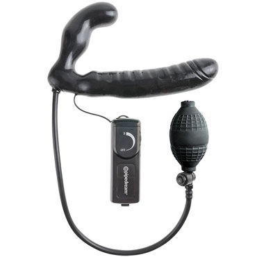 Pipedream Inflatable Vibrating Strapless Strap-On, черный - фото, отзывы Pipedream Inflatable Vibrating Strapless Strap-On, черный - фото, отзывы